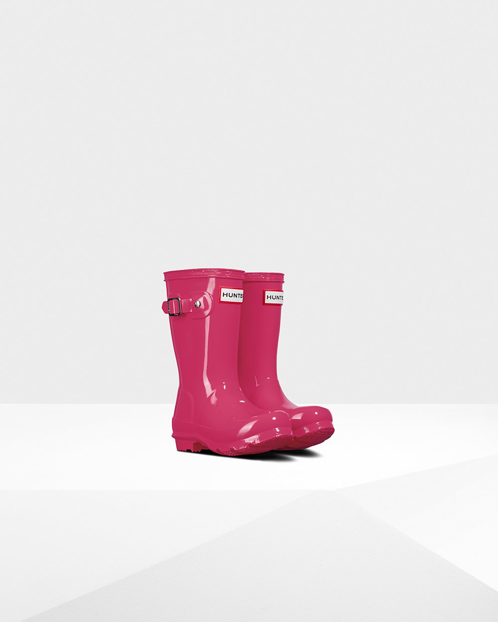 Regenlaarzen Kinderen - Hunter Original Little Gloss - Licht Roze - 51GBRNJAS